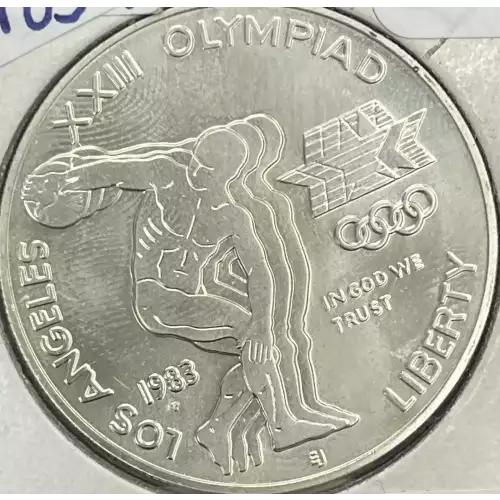1983 P, D, or S Los Angeles Olympiad Silver Dollar - Uncirculated - missing some/all Box and/or COA