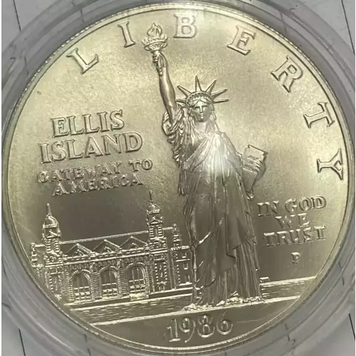 1986-P Statue of Liberty Silver Dollar - Uncirculated - missing some/all OGP