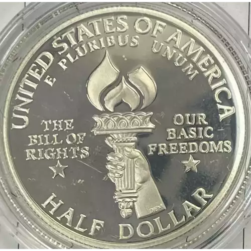 1993-S Bill of Rights - Proof Silver Half Dollar - missing some/all OGP (2)