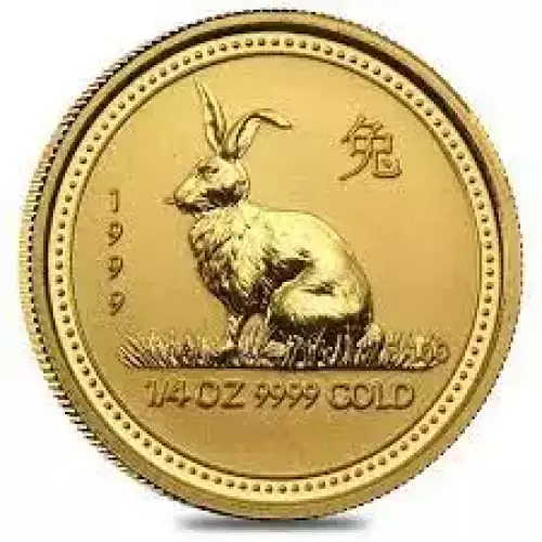 1999 1/4oz  Australian Perth Mint Gold Lunar: Year of the Rabbit