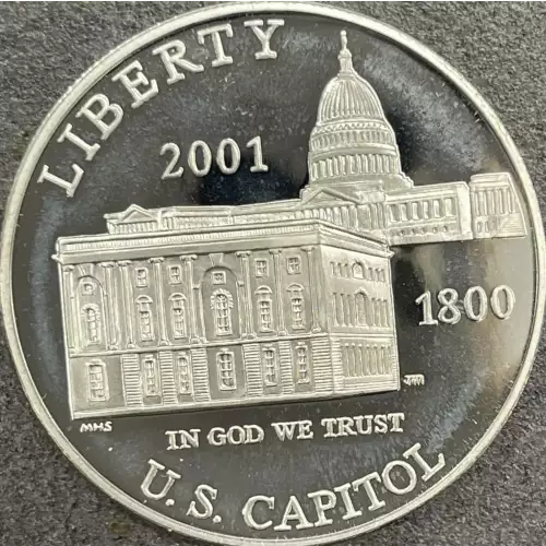 2001-P Capitol Visitor Center - Proof Silver Dollar - Missing some/all OGP
