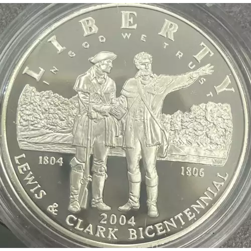 2004-P Lewis and Clark Bicentennial Proof Silver Dollar - Missing some/all OGP