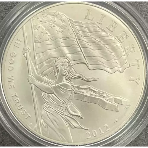 2012 P Star Spangled Banner Uncirculated Silver Dollar - Missing some/all OGP