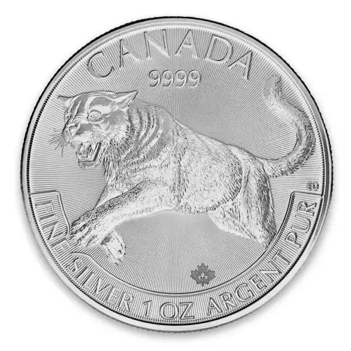 2016 1oz Canadian Silver Predator Series - Cougar
