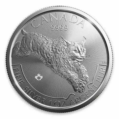 2017 1oz Canadian Silver Predator Series - Lynx