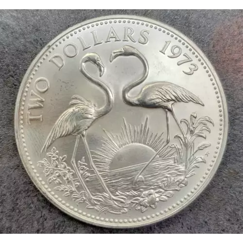 BERMUDA Silver 2 DOLLARS