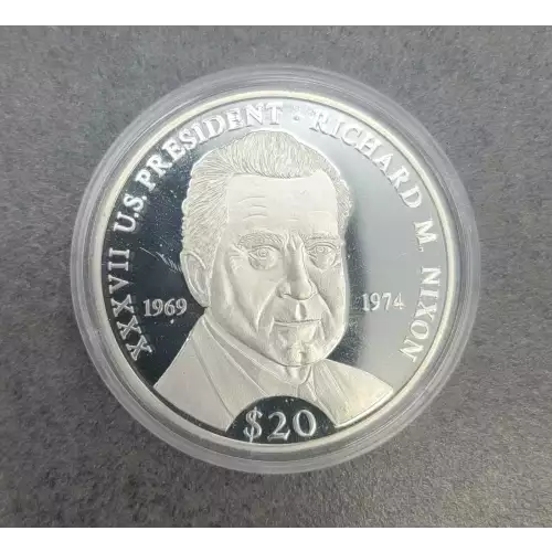 LIBERIA Silver 20 DOLLARS
