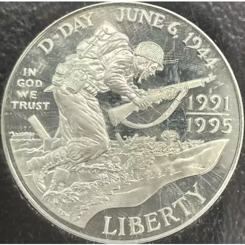 Modern Commemoratives --- 50th Anniversary of World War II 1991 -1995-Silver- 1 Dollar