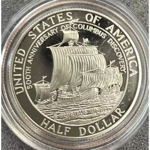 Modern Commemoratives --- Christopher Columbus Quincentenary 1992 -Copper-Nickel- 0.5 Dollar