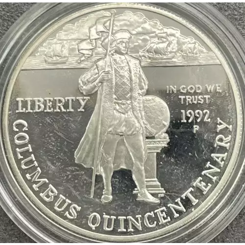 Modern Commemoratives --- Christopher Columbus Quincentenary 1992 -Silver- 1 Dollar