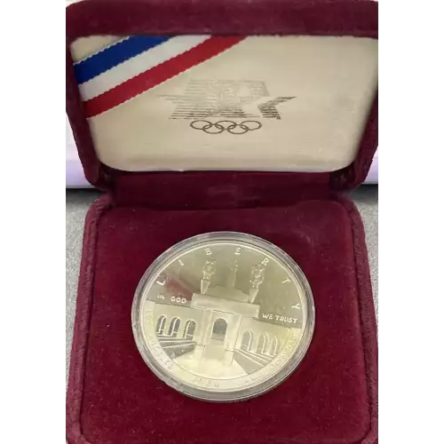 Modern Commemoratives --- Los Angeles Olympiad 1983-1984-Silver- 1 Dollar