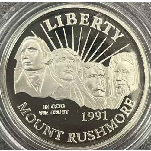 Modern Commemoratives --- Mount Rushmore Golden Anniversary 1991 -Copper-Nickel- 0.5 Dollar