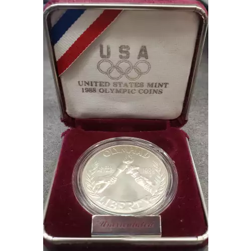 Modern Commemoratives --- Seoul Olympiad 1988-Silver- 1 Dollar (2)