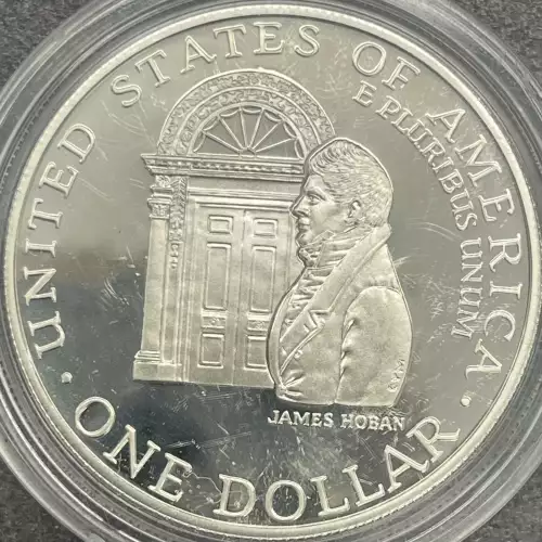 Modern Commemoratives --- White House 200th Anniversary 1992-Silver- 1 Dollar