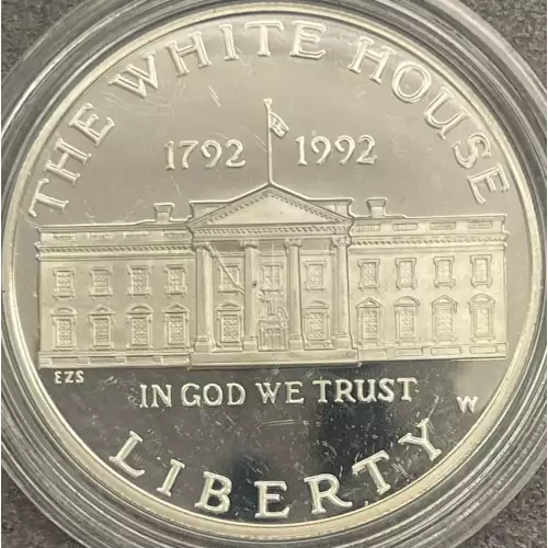 Modern Commemoratives --- White House 200th Anniversary 1992-Silver- 1 Dollar